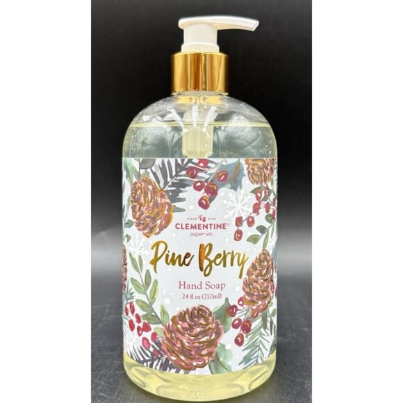 2 pk Pine Berry Scented Hydrating Hand Soap Refreshing Clementine 24 fl oz Each - Picture 2 of 5